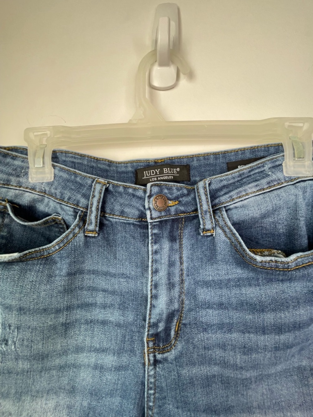 Judy Blue Medium Blue Skinny Jeans with Light Distressing size 30 - Picture 2 of 10